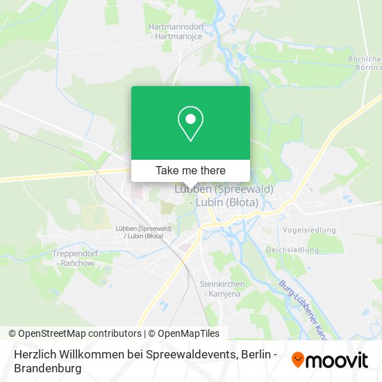 Herzlich Willkommen bei Spreewaldevents map