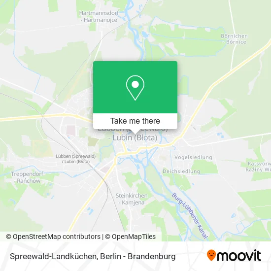 Карта Spreewald-Landküchen