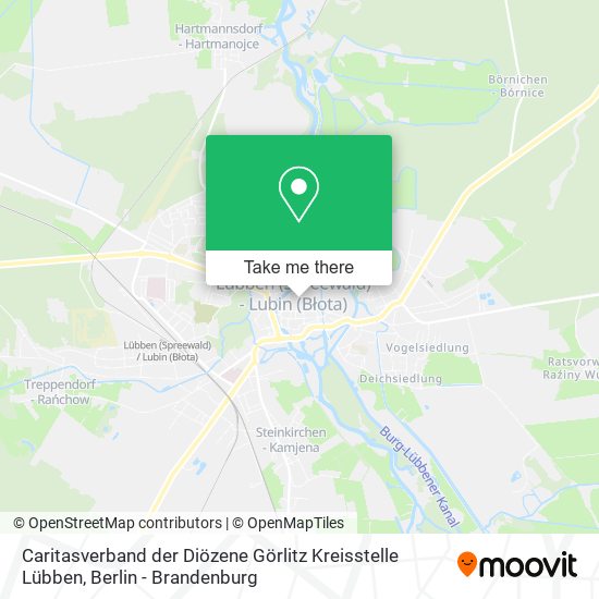 Caritasverband der Diözene Görlitz Kreisstelle Lübben map
