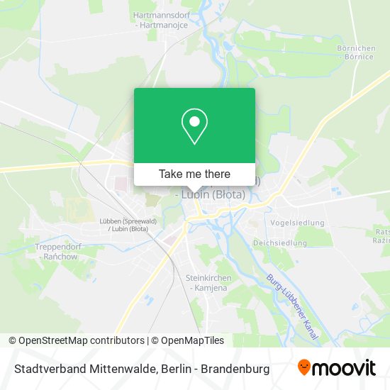 Stadtverband Mittenwalde map