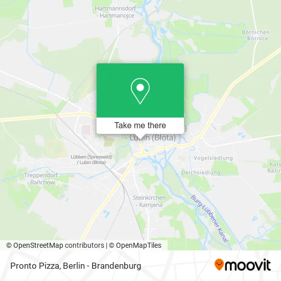 Карта Pronto Pizza