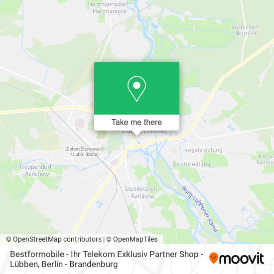 Bestformobile - Ihr Telekom Exklusiv Partner Shop - Lübben map