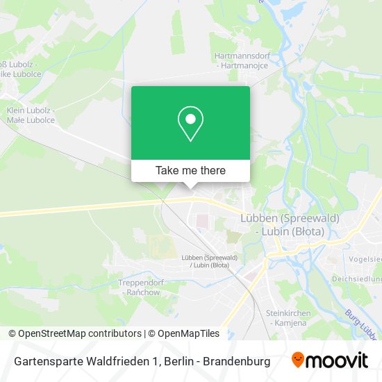 Gartensparte Waldfrieden 1 map