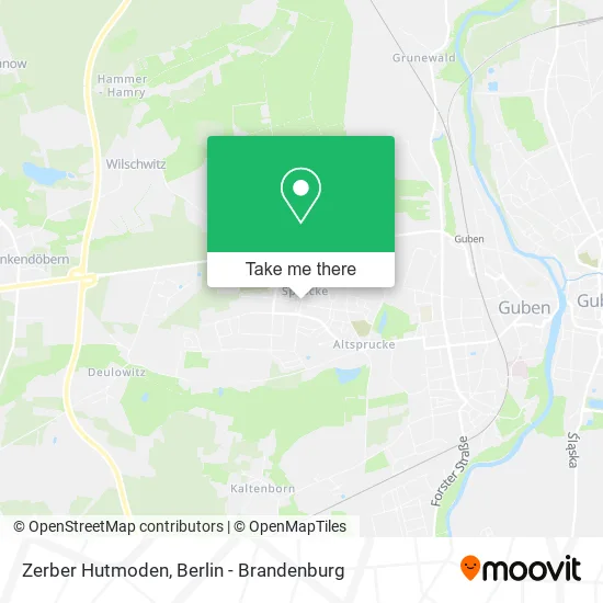 Zerber Hutmoden map
