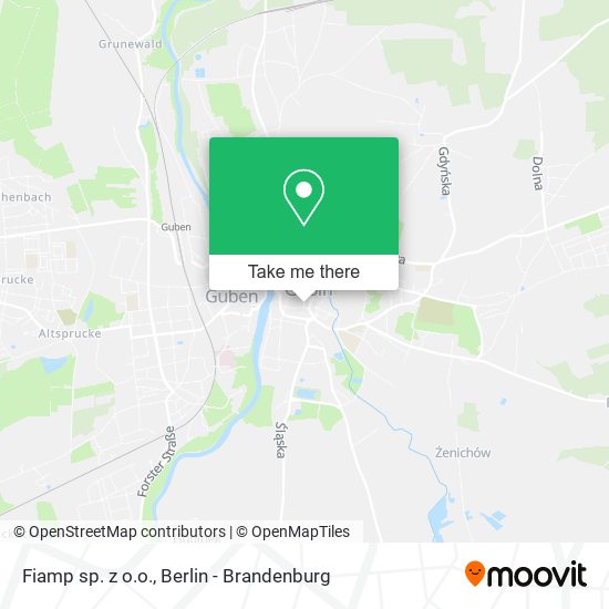 Fiamp sp. z o.o. map