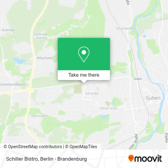 Schiller Bistro map