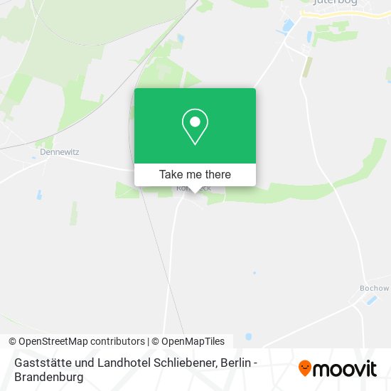 Gaststätte und Landhotel Schliebener map