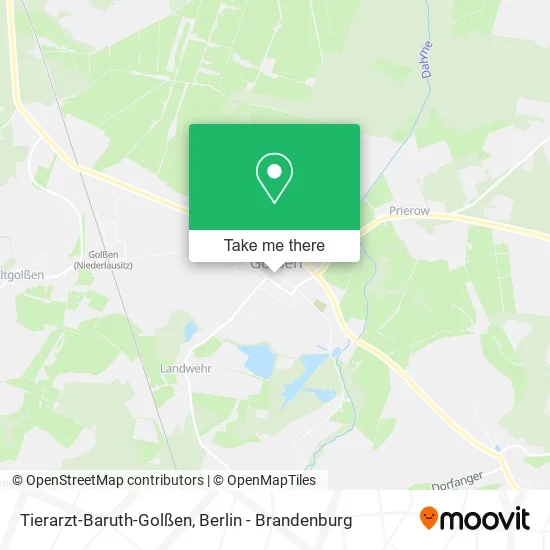 Карта Tierarzt-Baruth-Golßen