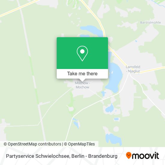 Partyservice Schwielochsee map