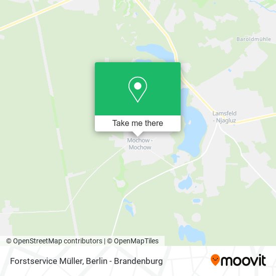 Forstservice Müller map