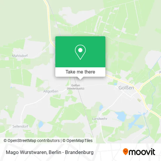 Карта Mago Wurstwaren