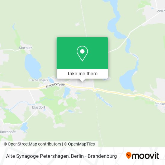 Alte Synagoge Petershagen map