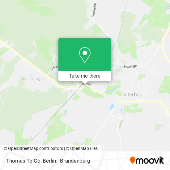 Thomas To Go map