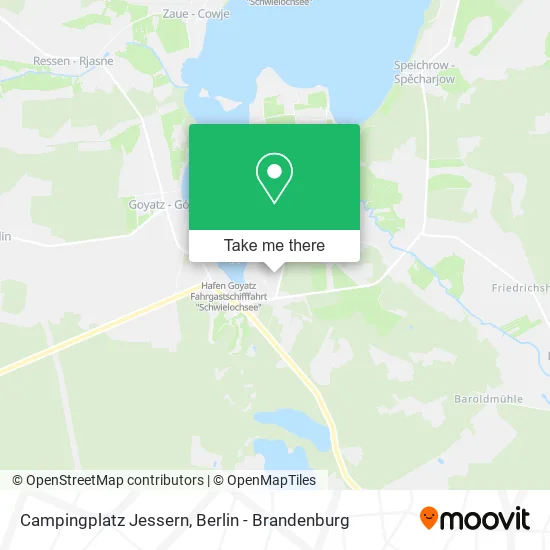 Карта Campingplatz Jessern