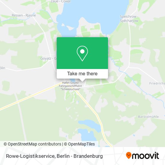 Rowe-Logistikservice map