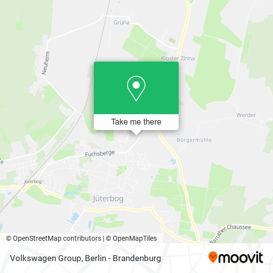 Volkswagen Group map