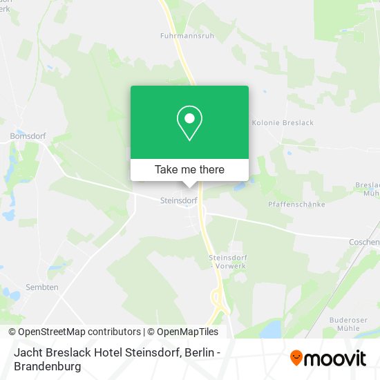 Jacht Breslack Hotel Steinsdorf map