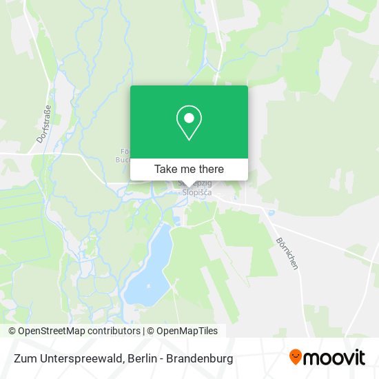Карта Zum Unterspreewald