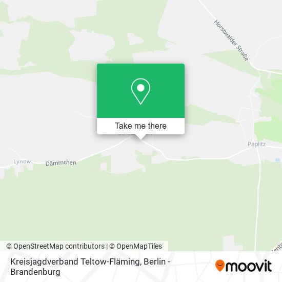 Kreisjagdverband Teltow-Fläming map