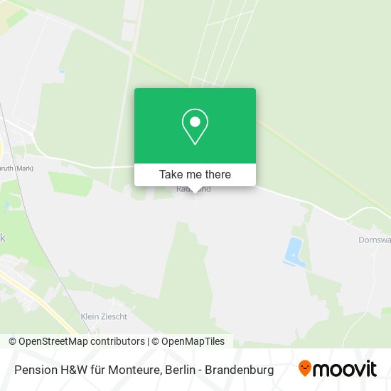 Pension H&W für Monteure map