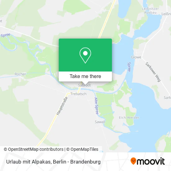 Карта Urlaub mit Alpakas
