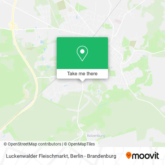 Карта Luckenwalder Fleischmarkt
