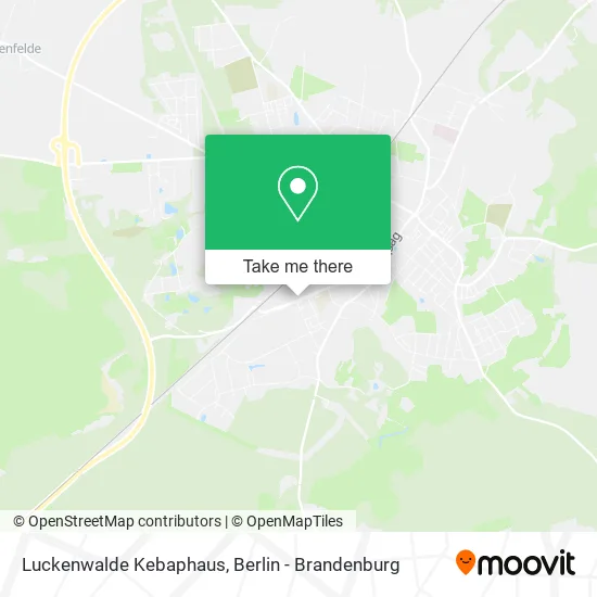 Luckenwalde Kebaphaus map