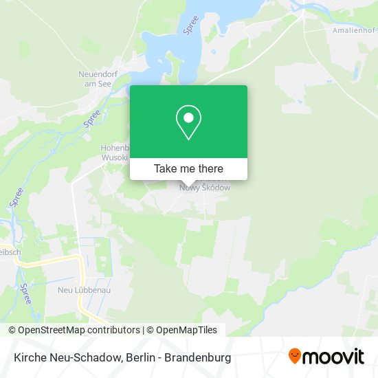 Kirche Neu-Schadow map