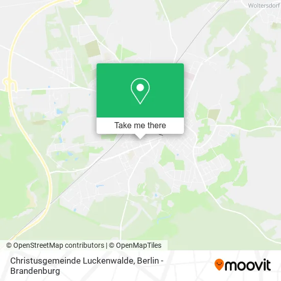 Christusgemeinde Luckenwalde map