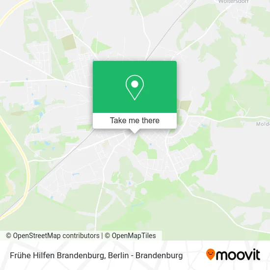 Frühe Hilfen Brandenburg map