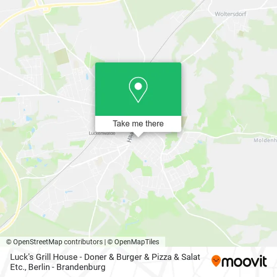 Карта Luck's Grill House - Doner & Burger & Pizza & Salat Etc.