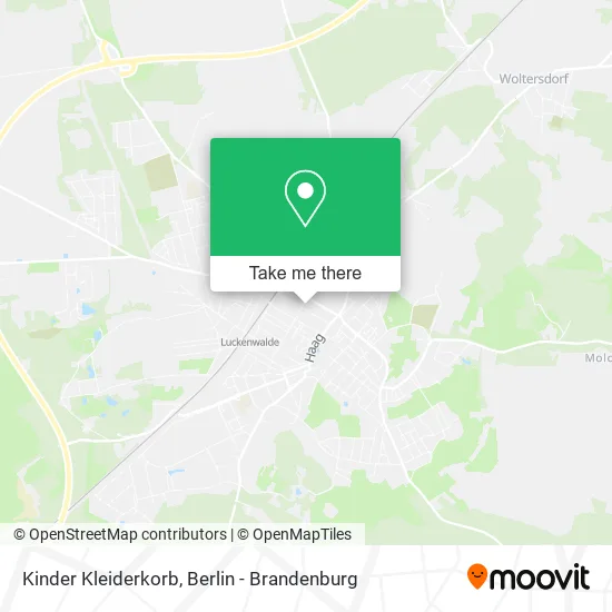 Карта Kinder Kleiderkorb