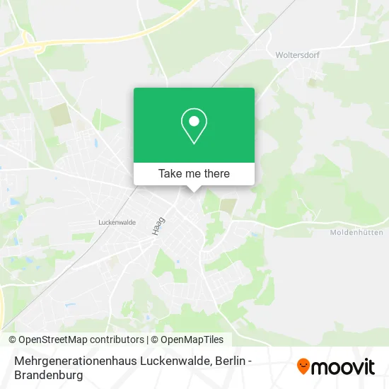 Карта Mehrgenerationenhaus Luckenwalde