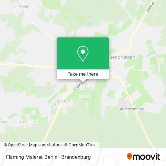 Карта Fläming Malerei