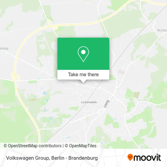 Volkswagen Group map