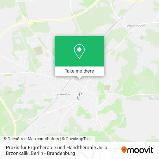 Praxis für Ergotherapie und Handtherapie Julia Brzonkalik map