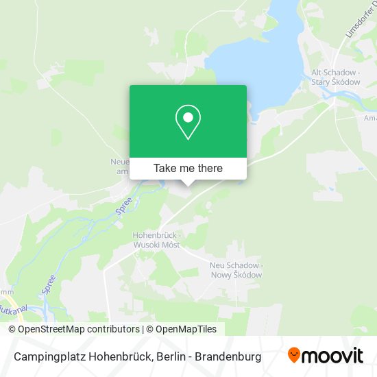 Карта Campingplatz Hohenbrück