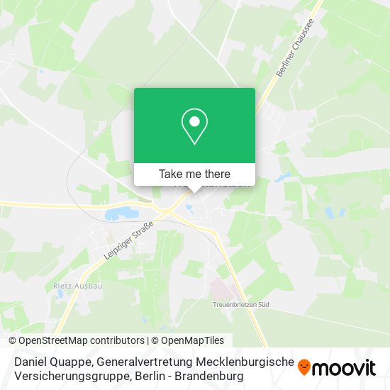Daniel Quappe, Generalvertretung Mecklenburgische Versicherungsgruppe map