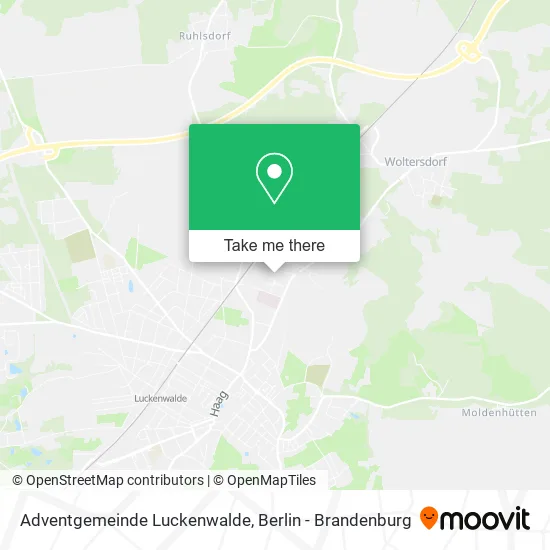 Карта Adventgemeinde Luckenwalde