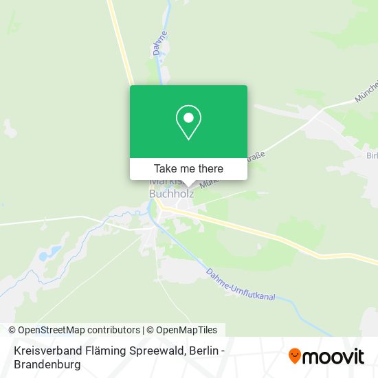 Kreisverband Fläming Spreewald map