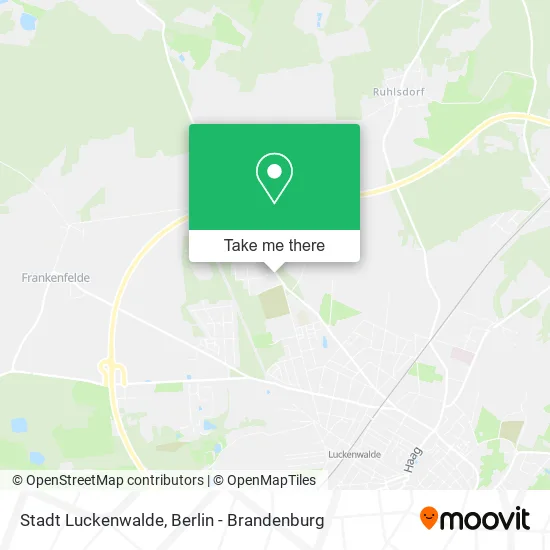 Карта Stadt Luckenwalde
