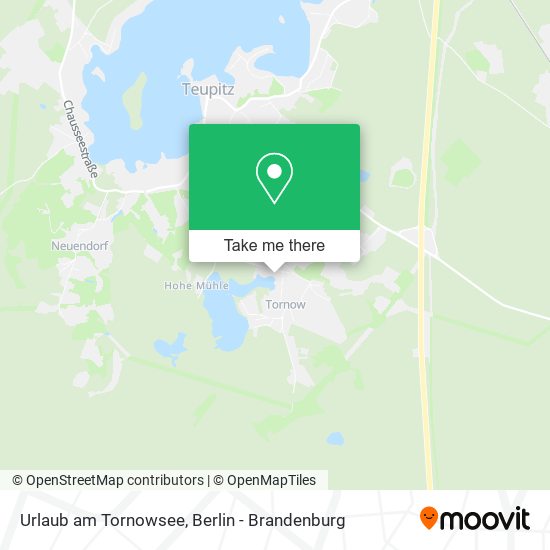 Urlaub am Tornowsee map