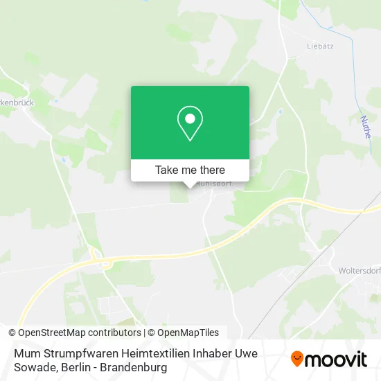 Карта Mum Strumpfwaren Heimtextilien Inhaber Uwe Sowade