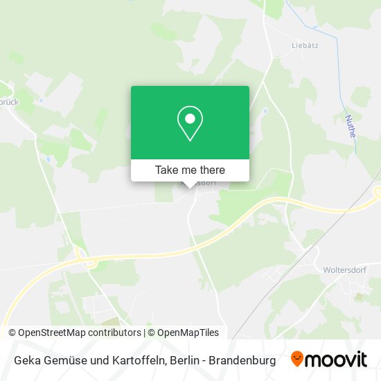 Geka Gemüse und Kartoffeln map