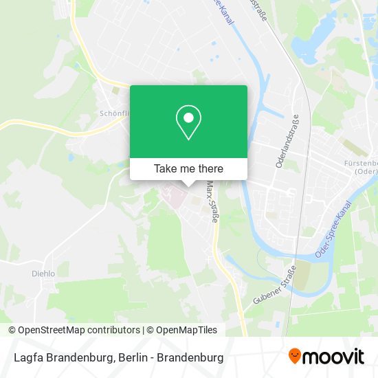 Lagfa Brandenburg map