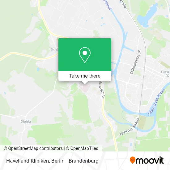Havelland Kliniken map