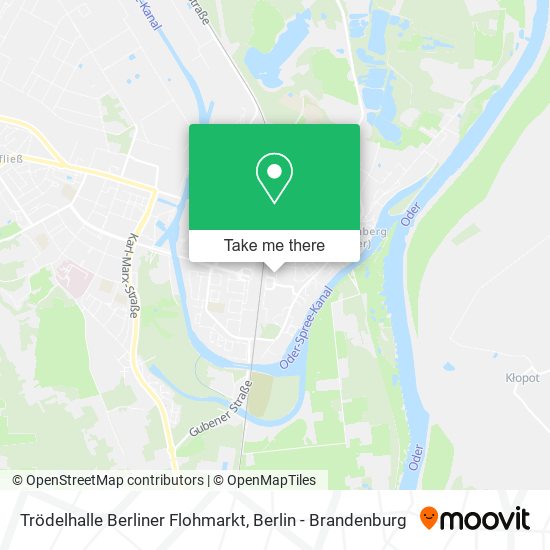Trödelhalle Berliner Flohmarkt map