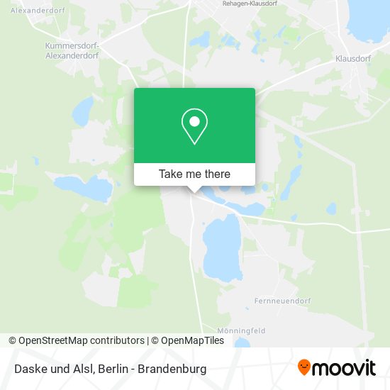Daske und Alsl map
