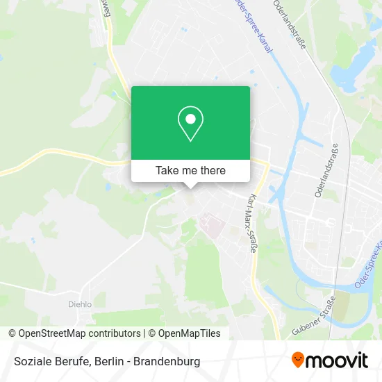 Карта Soziale Berufe