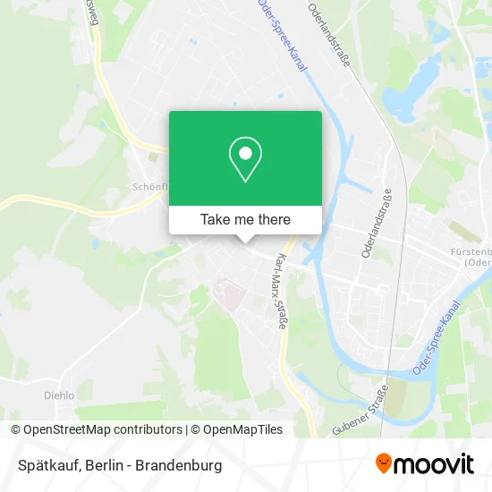 Карта Spätkauf